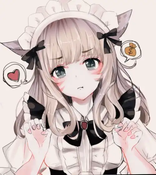 猫耳萌娘日本画师的插画作品