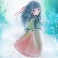 漫画治愈系人物图片女生