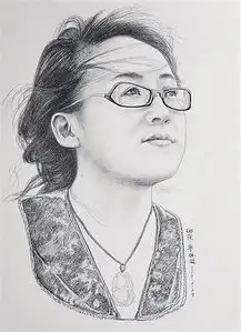 美女画家画百名诗人像诗人又比诗人漂亮