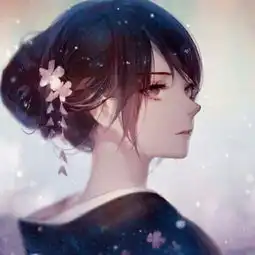 唯美古风女生头像愿陪你枯骨成双,作别这场曲散人凉