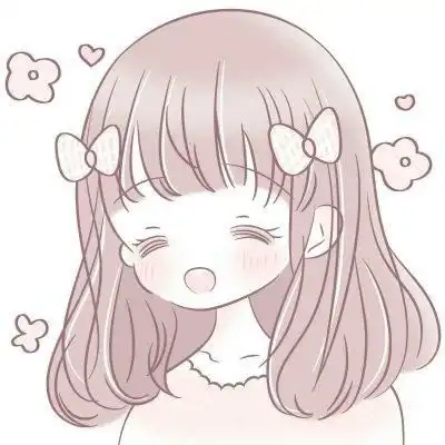 美得让我有了想法了,粉色系卡通头像少女心