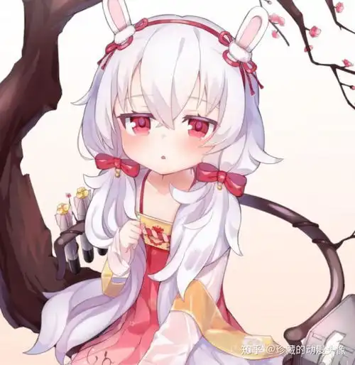 白色系女孩子头像动漫二