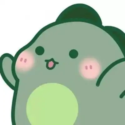 绿系动漫女头像可爱呆萌