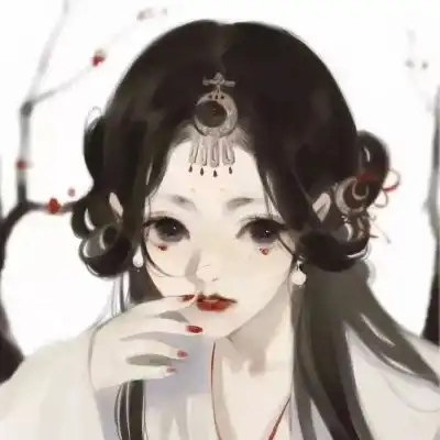 绿色古风头像女生动漫