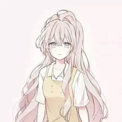 头像文艺女手绘