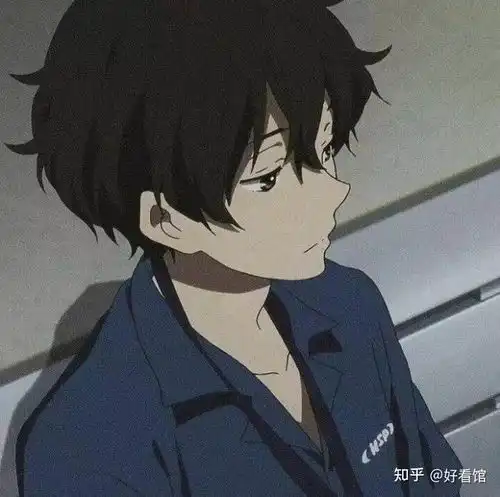 黑色冷酷系男头像图片卡